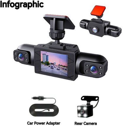 Zeltarium® Full View Car Dashcam System