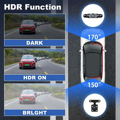 Zeltarium® Full View Car Dashcam System